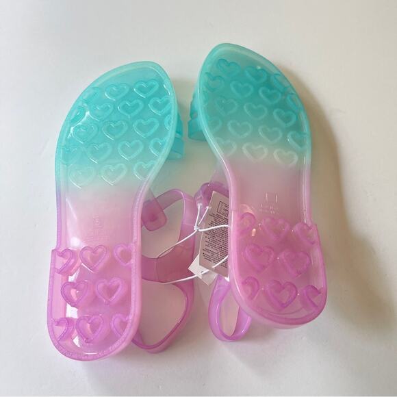 Old Navy Girl's Fisherman Jelly Pink Secure Ankle Strap Sandals Sz 5 NWT - Picture 8 of 8